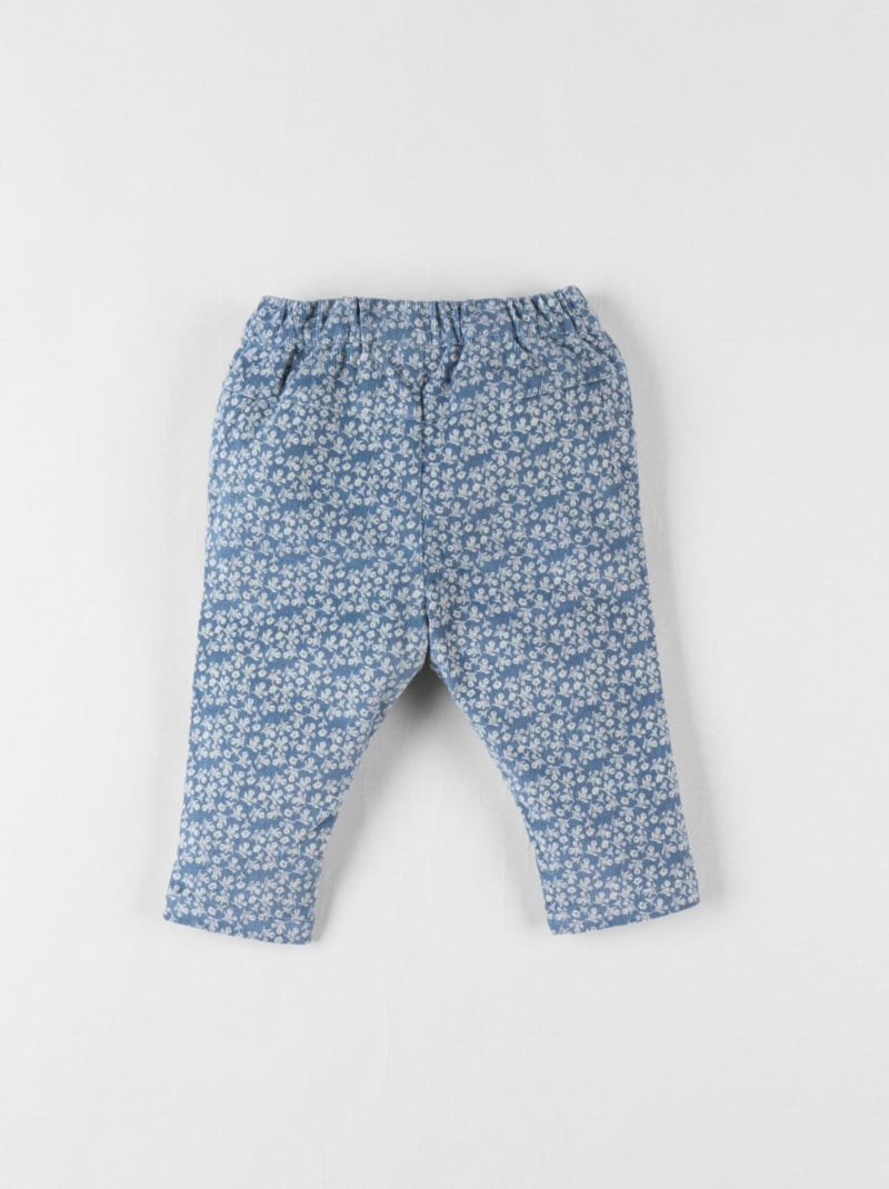 Pantalon, velours côtelé Noukie's Bleu - Kiabi
