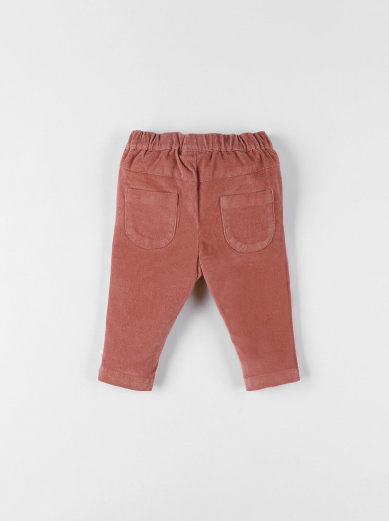 Pantalon, velours côtelé Noukie's Rouge - Kiabi