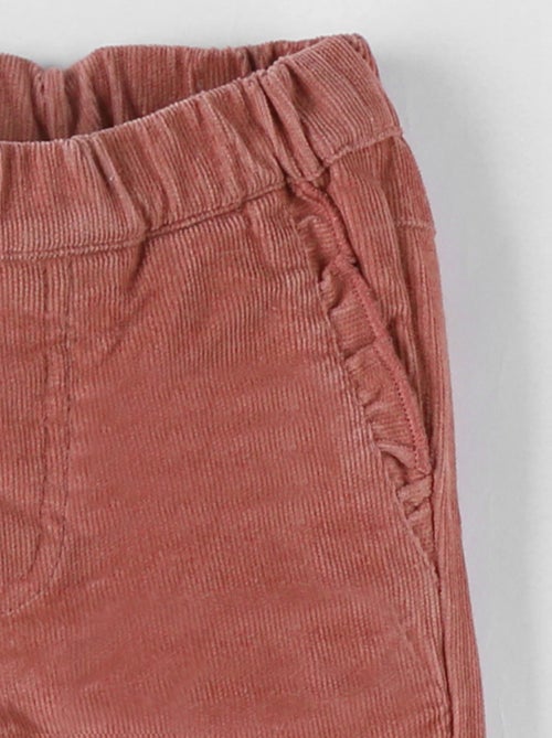 Pantalon, velours côtelé Noukie's - Kiabi