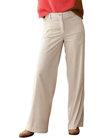 Pantalon velours coupe évasée - DAXON