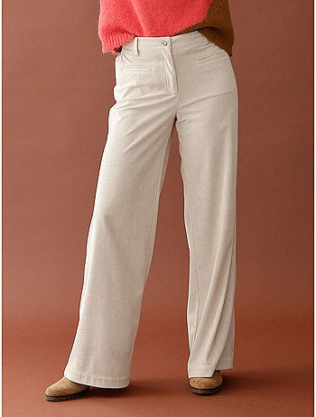 Pantalon velours coupe évasée - DAXON