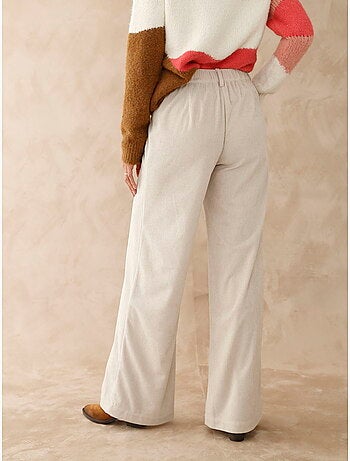 Pantalon velours coupe évasée - DAXON