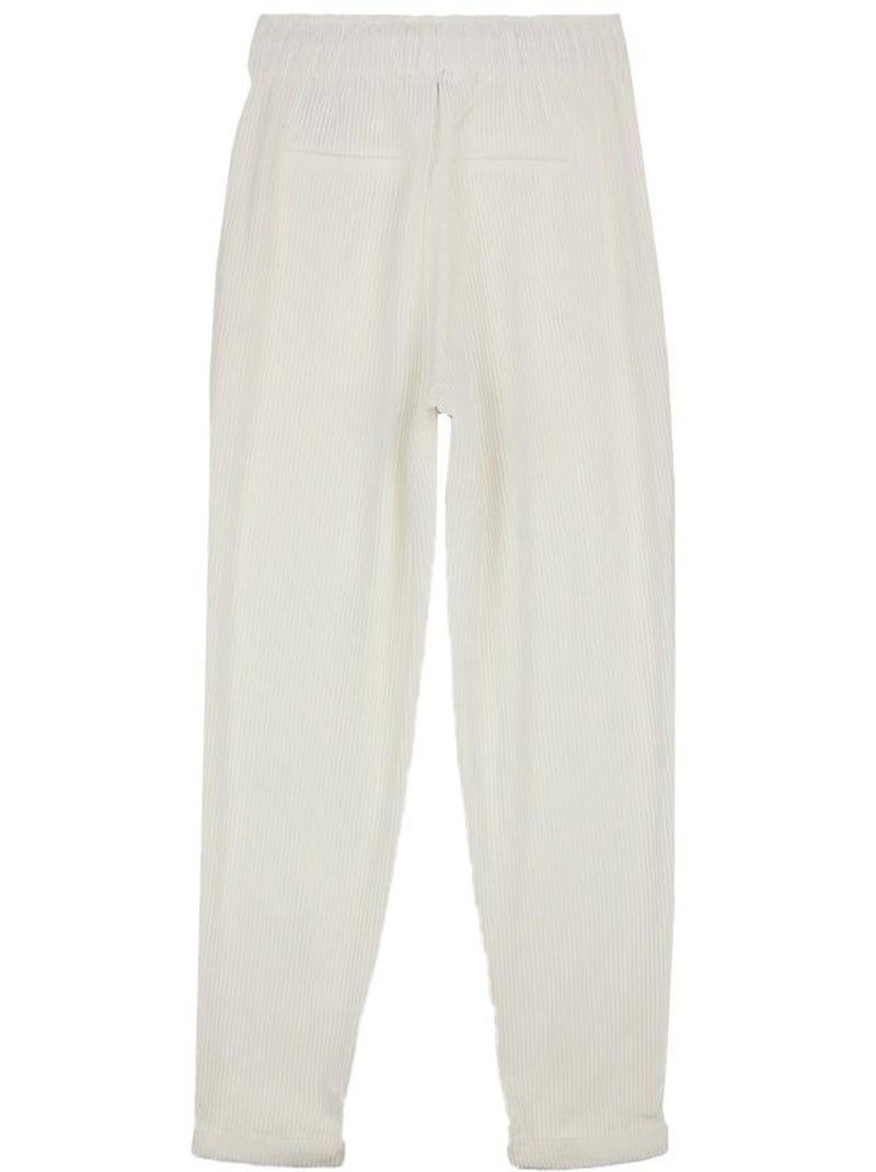 Pantalon Velours Femme Teddy Smith Blanc - Kiabi