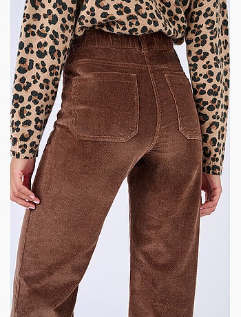 Pantalon velours large - Damart