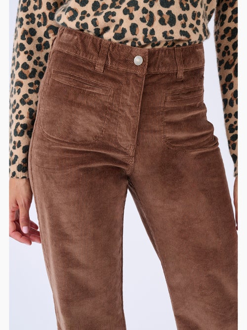 Pantalon velours large - Damart - Kiabi