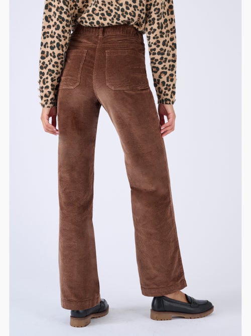Pantalon velours large - Damart - Kiabi