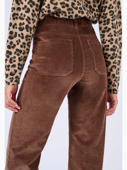 Pantalon velours large - Damart - Kiabi