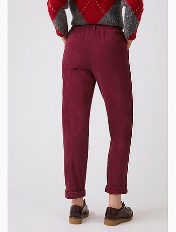Pantalon velours milleraies enfilable - damart