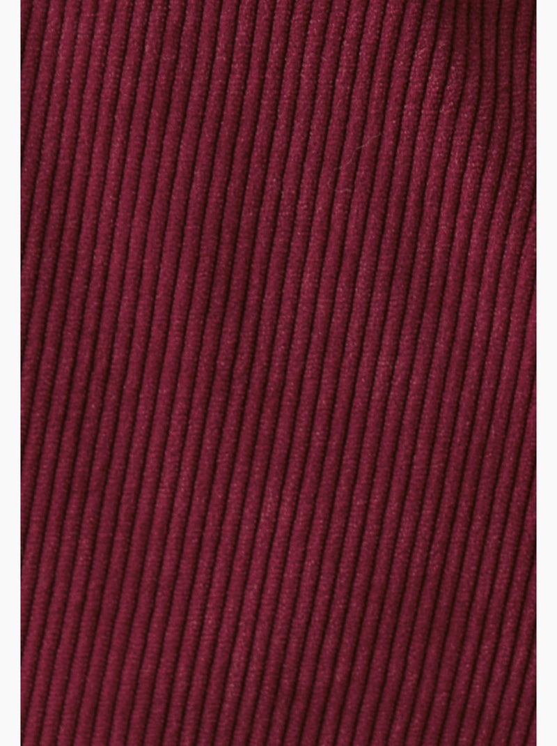 Pantalon velours milleraies enfilable - damart Rouge - Kiabi