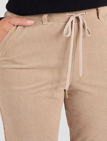 Pantalon velours milleraies enfilable - Damart