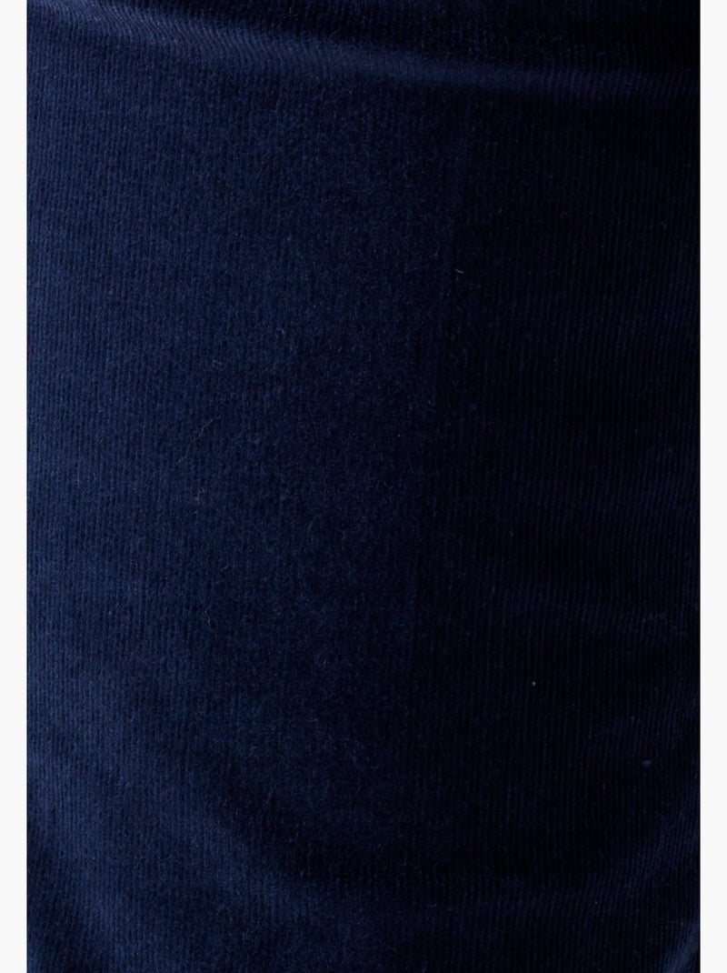 Pantalon velours milleraies Perfect Fit by Damart - Damart Bleu - Kiabi