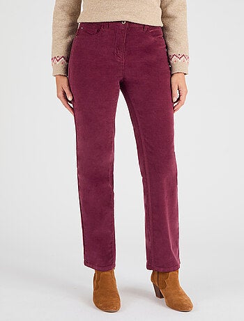 Pantalon velours milleraies Perfect Fit by Damart - Damart