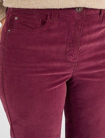 Pantalon velours milleraies Perfect Fit by Damart - Damart