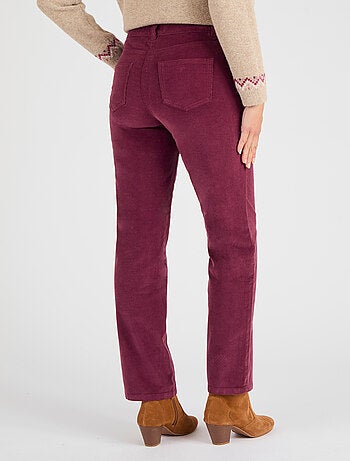 Pantalon velours milleraies Perfect Fit by Damart - Damart