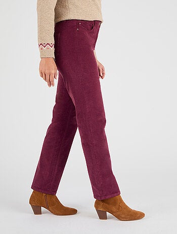 Pantalon velours milleraies Perfect Fit by Damart - Damart