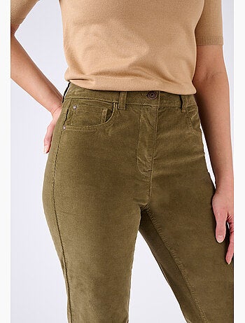 Pantalon velours milleraies Perfect Fit by Damart - Damart