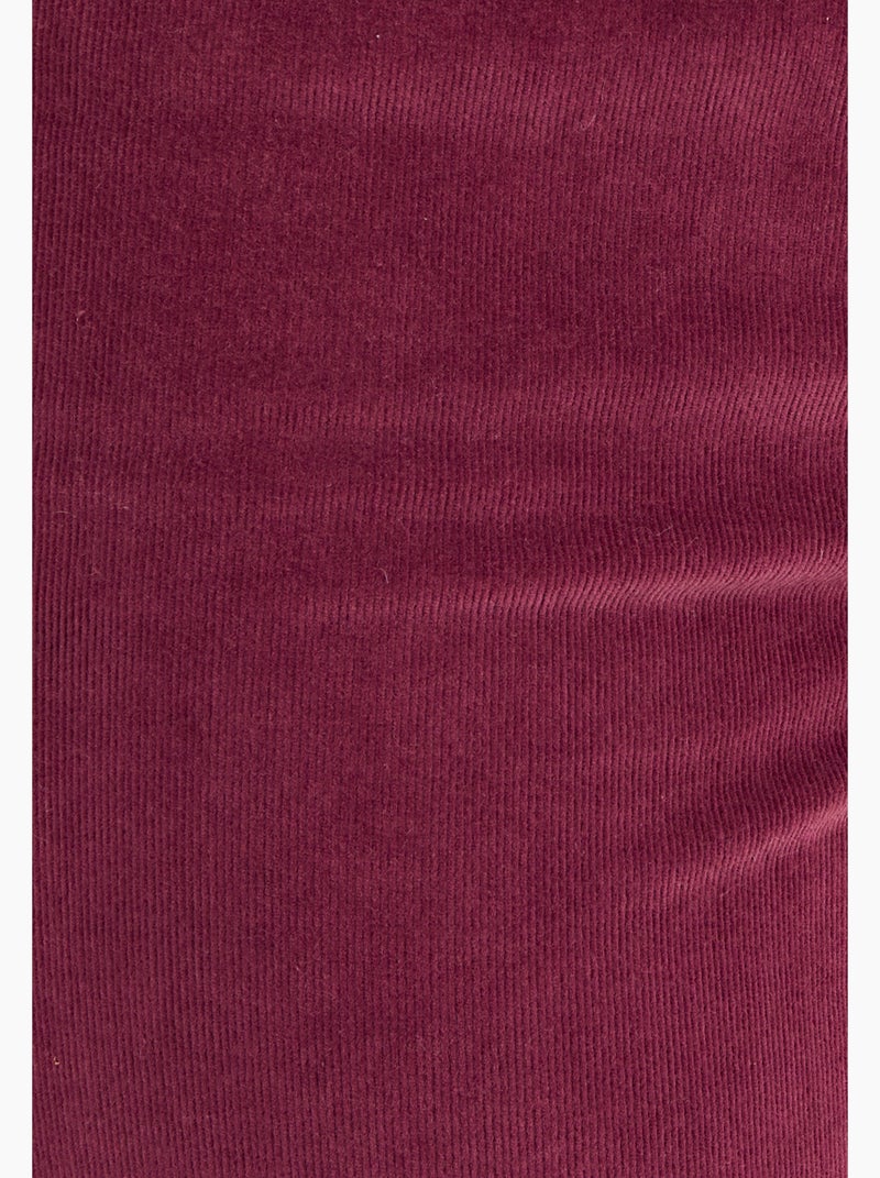 Pantalon velours milleraies Perfect Fit by Damart - Damart Rouge - Kiabi