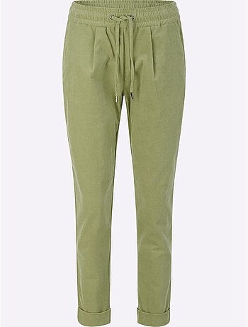 Pantalon velours qualité coton doux sur la peau - Taille courte - witt