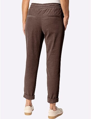 Pantalon velours qualité coton doux sur la peau - Taille courte - witt