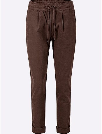 Pantalon velours qualité coton doux sur la peau - Taille courte - witt
