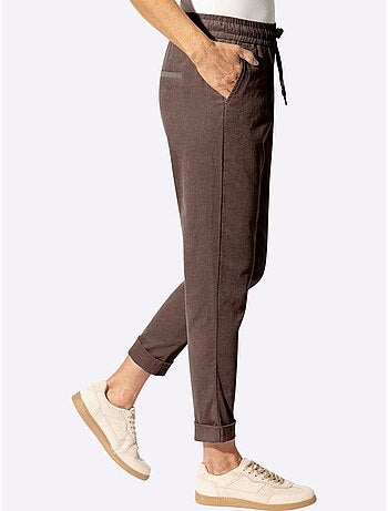 Pantalon velours qualité coton doux sur la peau - Taille courte - witt