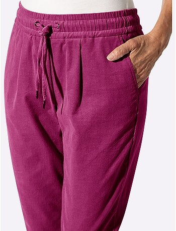 Pantalon velours qualité coton doux sur la peau - Taille courte - witt