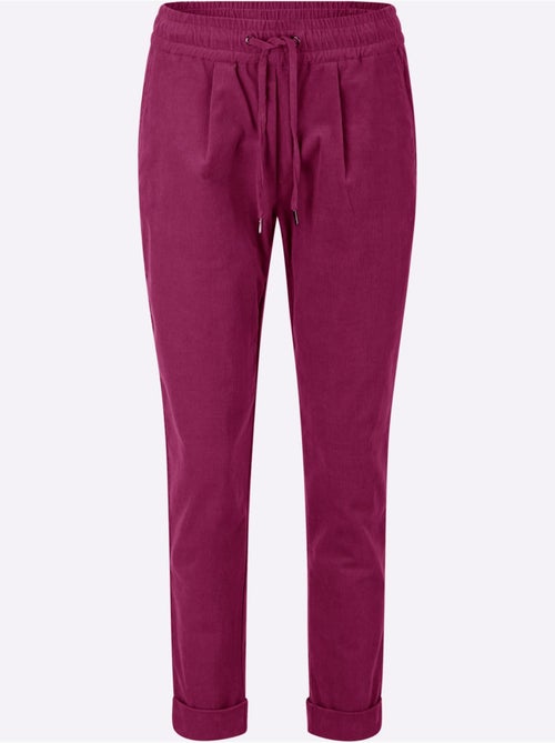 Pantalon velours qualité coton doux sur la peau - Taille standard - witt - Kiabi Pantalon velours qualité coton doux sur la peau - Taille standard - witt - Kiabi