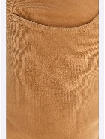 Pantalon velours qualité velours très douce - taille courte - moda vilona