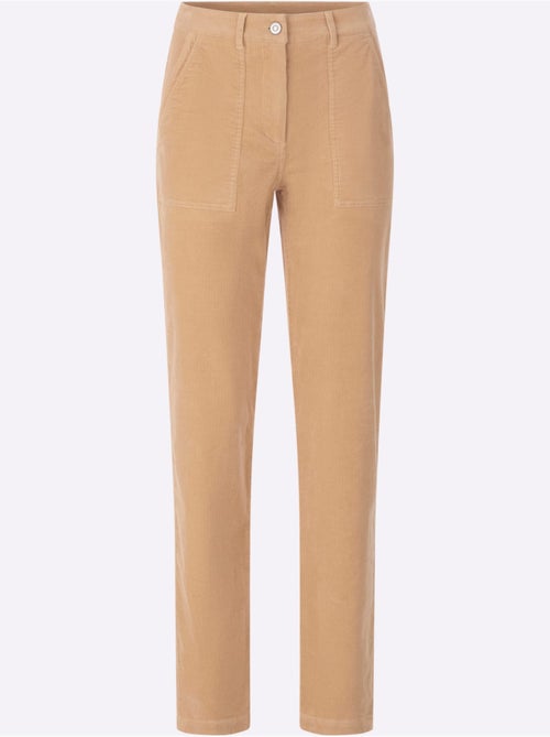 Pantalon velours qualité velours très douce - taille standard - helline - Kiabi Pantalon velours qualité velours très douce - taille standard - helline - Kiabi