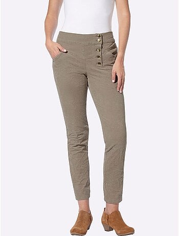 Pantalon velours qualité velours très douce - taille standard - helline