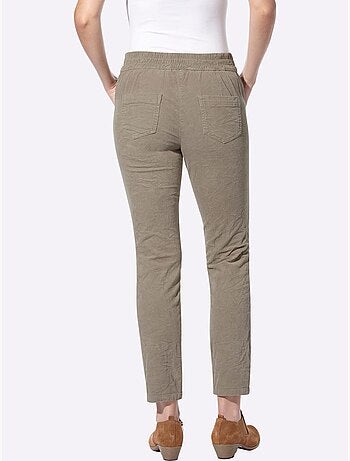 Pantalon velours qualité velours très douce - taille standard - helline