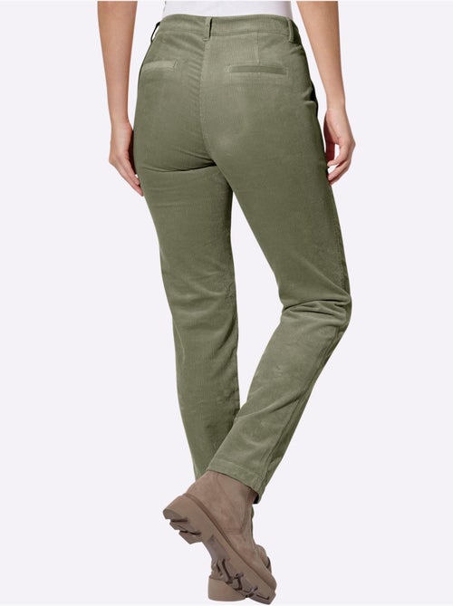 Pantalon velours qualité velours très douce - taille standard - helline - Kiabi