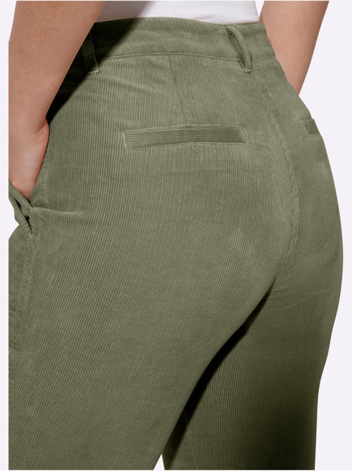 Pantalon velours qualité velours très douce - taille standard - helline - Kiabi