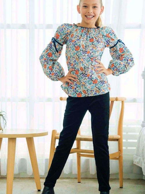 Pantalon Velours    Slim Fit Stetch  MORGAN - La Faute à Voltaire - Kiabi