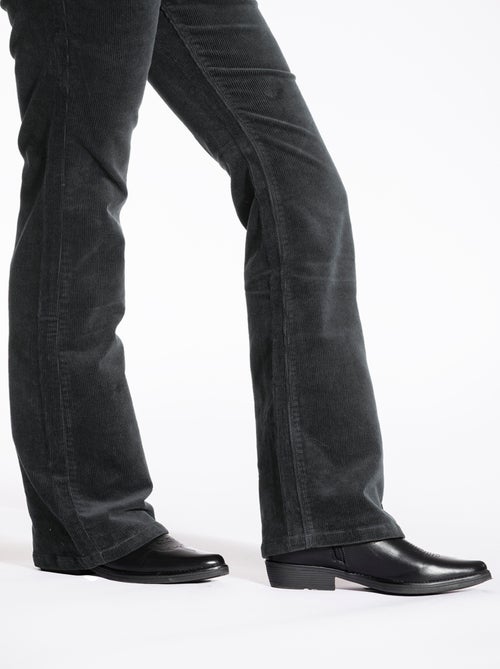 Pantalon velours stretch coupe bootcut MARLY 'Rica Lewis' - Kiabi