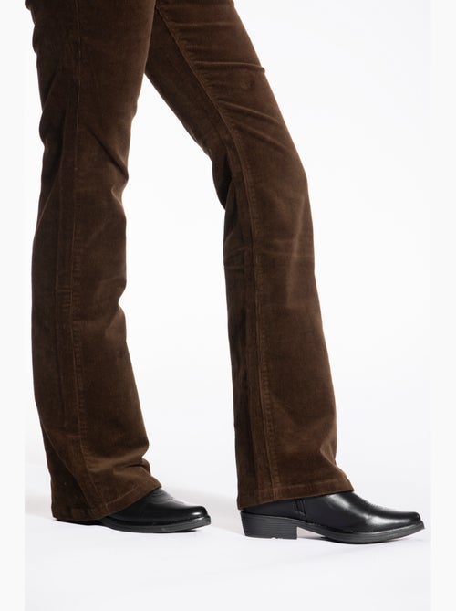 Pantalon velours stretch coupe bootcut MARLY 'Rica Lewis' - Kiabi