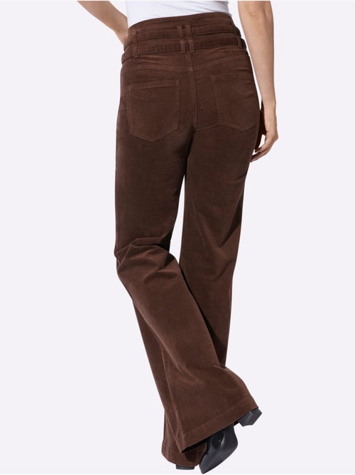 Pantalon velours velours fin - taille standard - helline - Kiabi