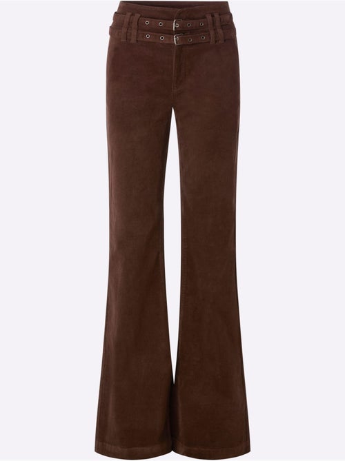 Pantalon velours velours fin - taille standard - helline - Kiabi