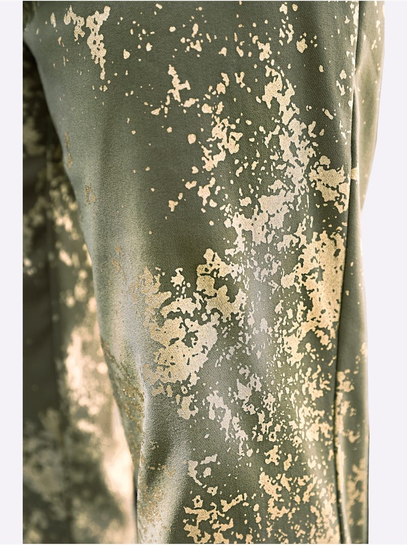 Pantalon Viscose - Taille Standard - Witt Kaki - Kiabi