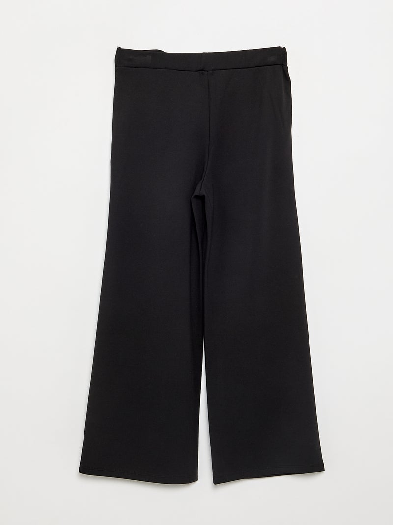 Pantalon wide fit - collection facile à enfiler Noir - Kiabi