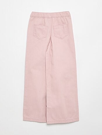 Pantalon wide leg - coupe ajustée