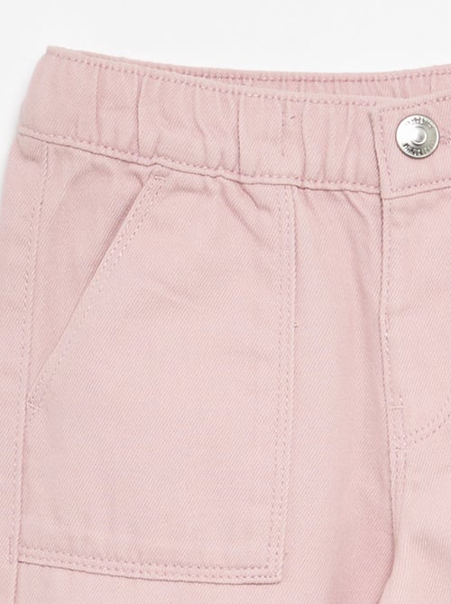 Pantalon wide leg - coupe ajustée - Kiabi