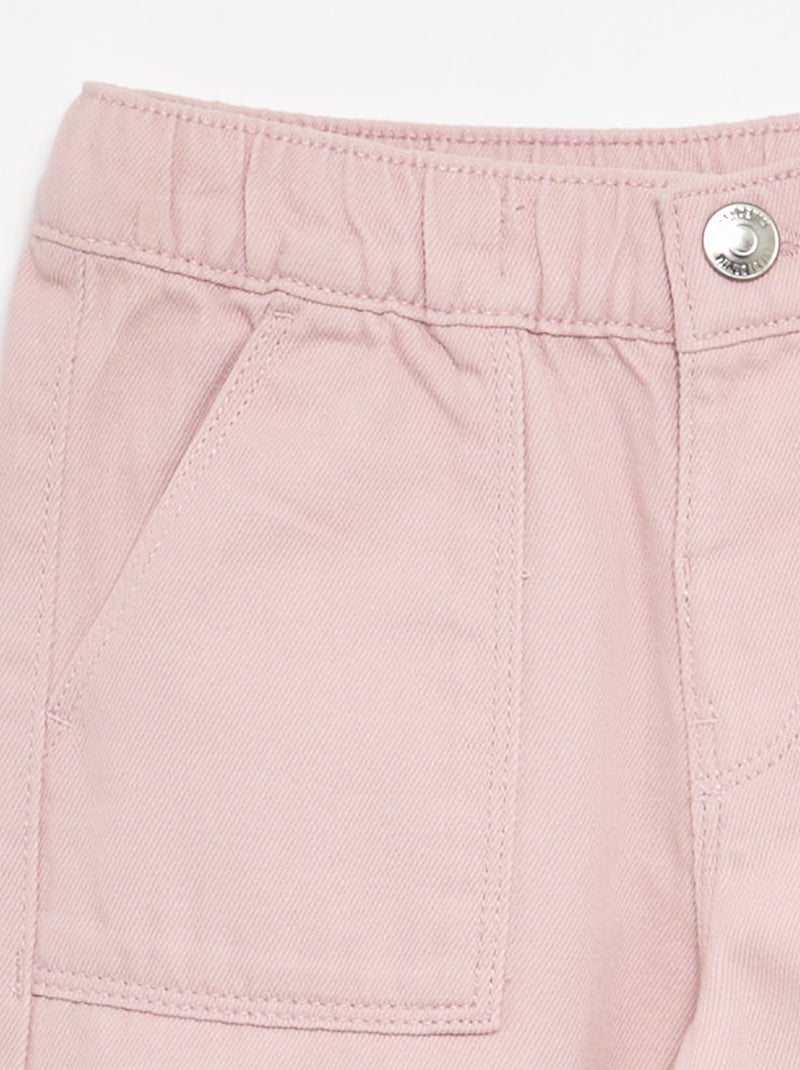 Pantalon wide leg - coupe ajustée Violet - Kiabi