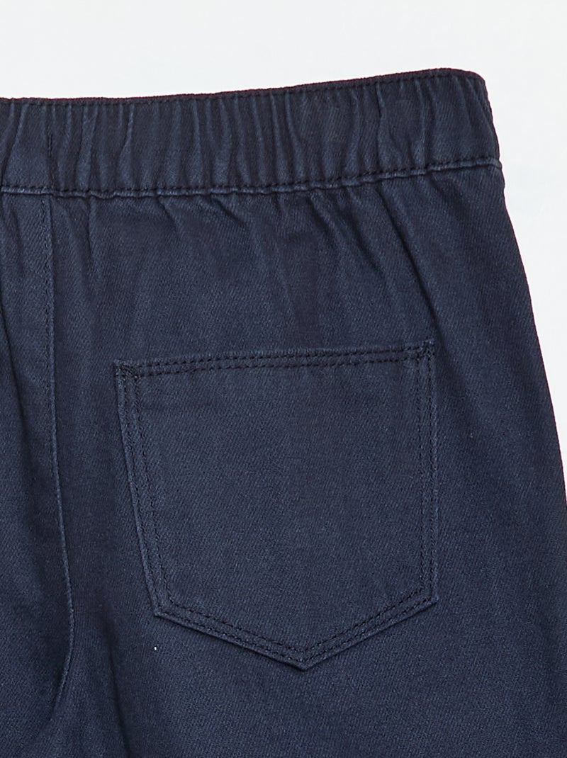 Pantalon wide leg - Coupe + confortable Bleu - Kiabi
