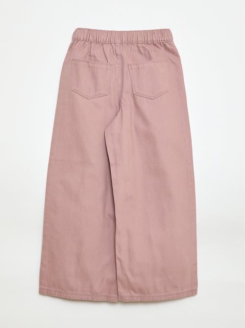 Pantalon wide leg - Coupe + confortable - Kiabi