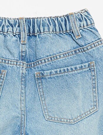 Pantalon wide leg avec broderies