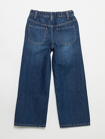Pantalon wide leg avec broderies