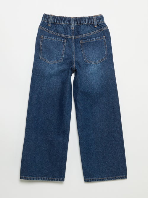 Pantalon wide leg avec broderies - Kiabi Pantalon wide leg avec broderies - Kiabi