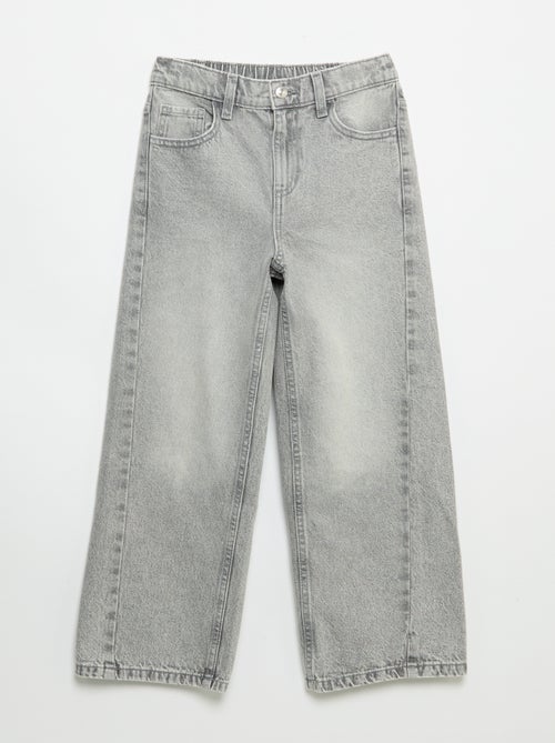 Pantalon wide leg avec broderies - Kiabi Pantalon wide leg avec broderies - Kiabi