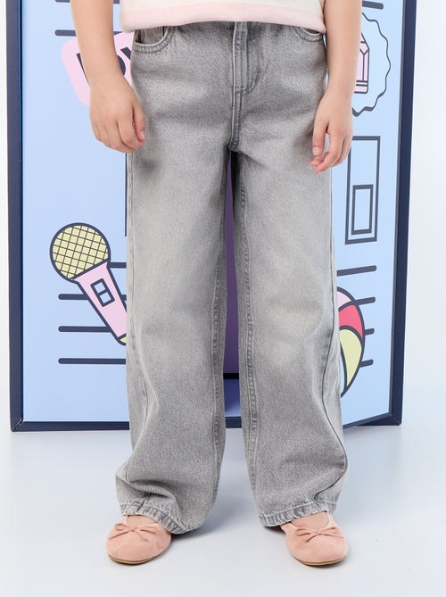 Pantalon wide leg avec broderies - Kiabi Pantalon wide leg avec broderies - Kiabi